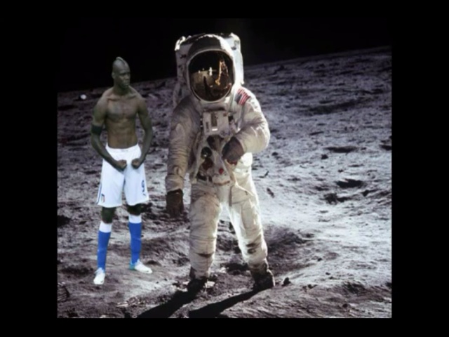 Balotelli just landed on the moon !